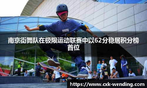 南京街舞队在极限运动联赛中以62分稳居积分榜首位